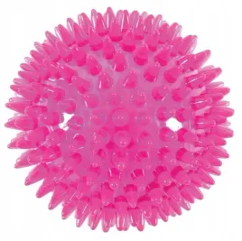 mocna-pilka-z-kolcami-dla-psa-z-gumy-termoplastycznej-zolux-13cm-rozowa