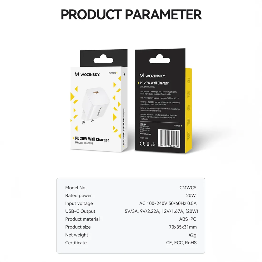 ladowarka-sieciowa-wozinsky-cmwcs-usb-c-pd-20w-biala