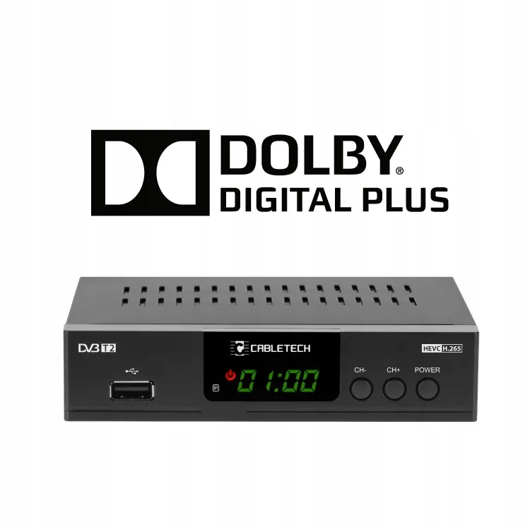 tuner-dvb-t2-dekoder-cabletech-urz0338a-h-265-hevc-hdmi-usb-stan-nowy