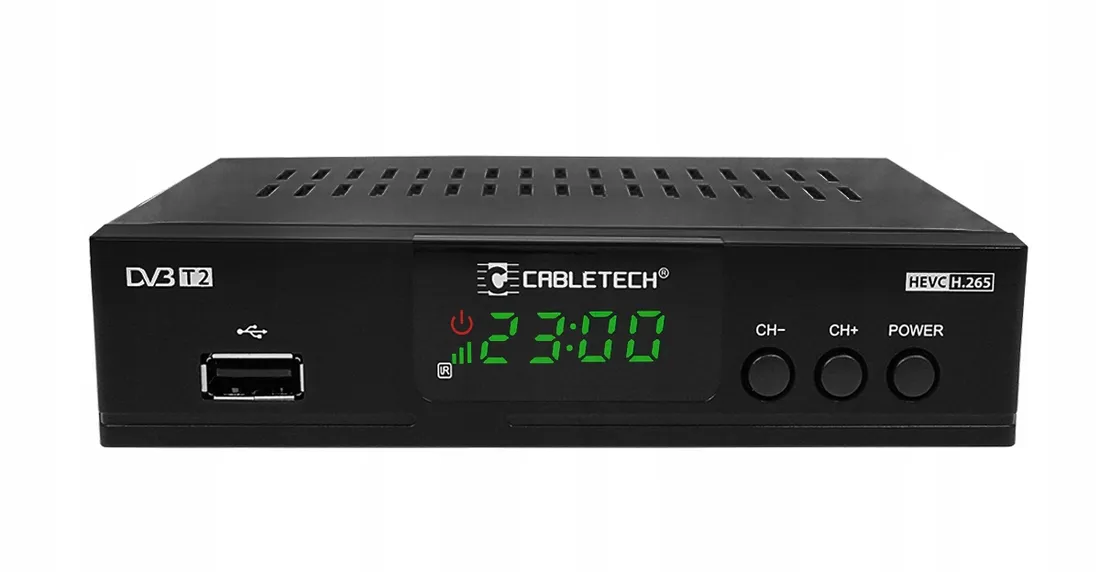 tuner-dvb-t2-dekoder-cabletech-urz0338a-h-265-hevc-hdmi-usb-stan-nowy
