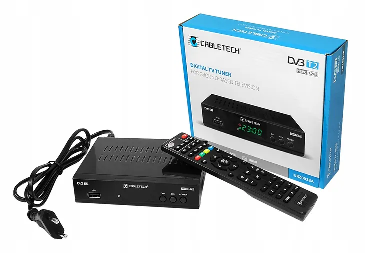 tuner-dvb-t2-dekoder-cabletech-urz0338a-h-265-hevc-hdmi-usb-stan-nowy-marka-cabletech