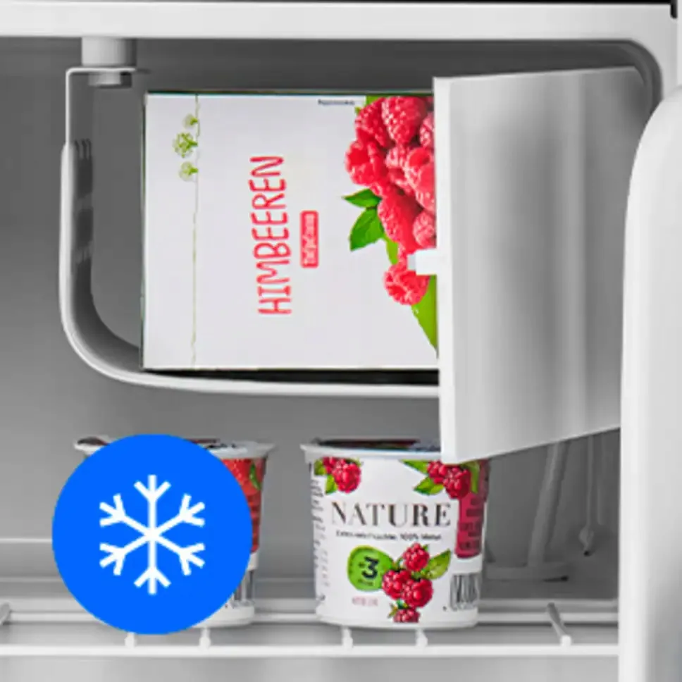 EllaホワイトS Mała zamrażarka szufladowa 85L 4 Szuflady 41dB 85cm Biała