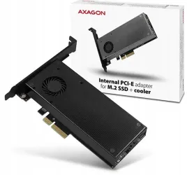 adapter-axagon-pcem2-dc-pci-e-x4-na-m-2-nvme-z-chlodzeniem