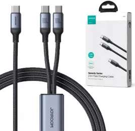 kabel-2w1-usb-c-2x-usb-c-joyroom-speedy-sa21-1t2-150cm-100w-w-oplocie-cza