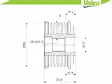 valeo-kolo-pasowe-alternatora-db