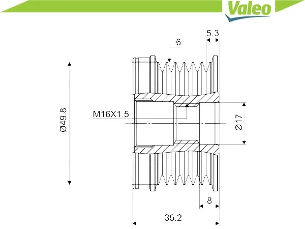 valeo-kolo-pasowe-alternatora-db