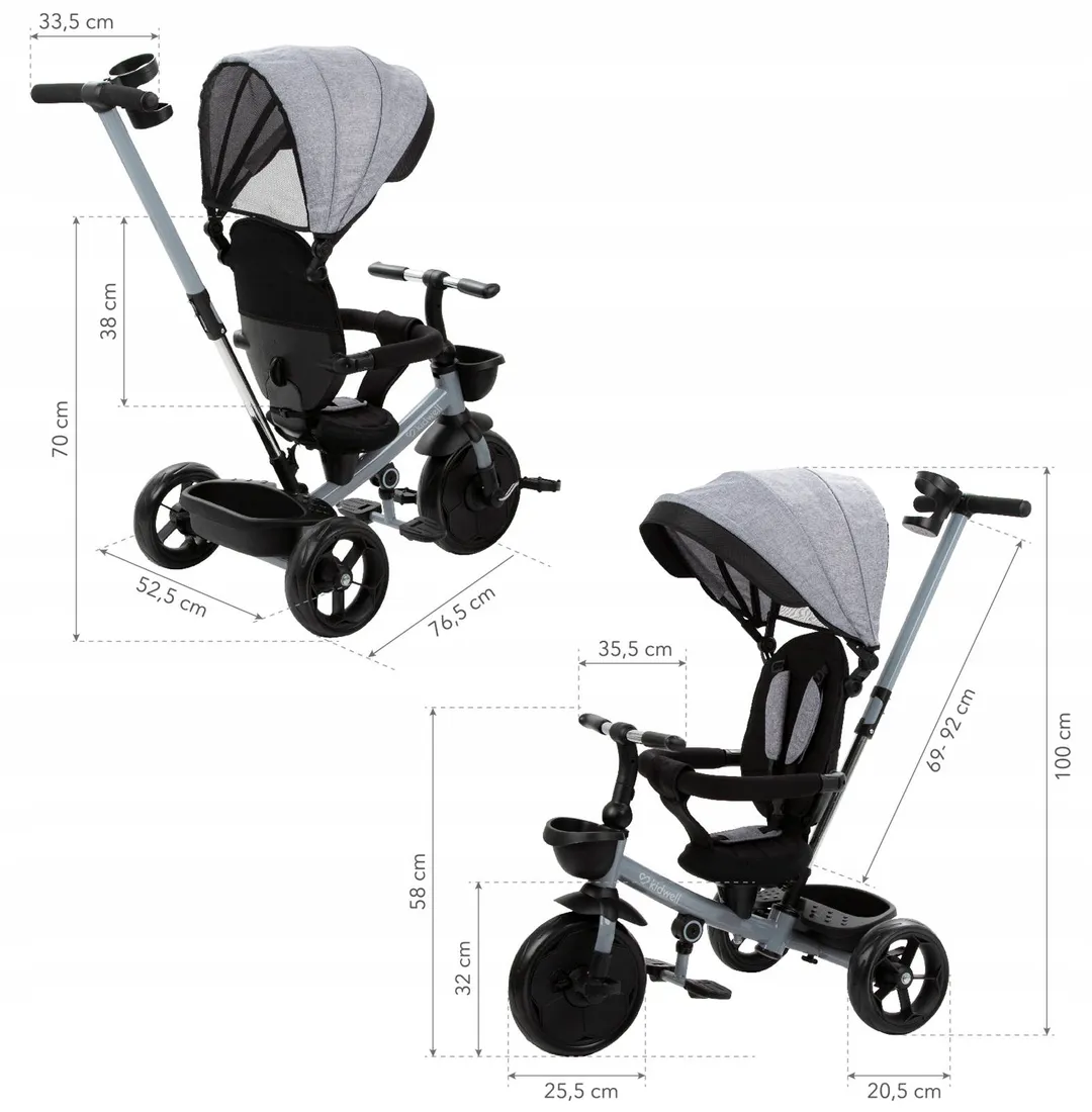 kidwell-rowerek-trojkolowy-axel-titanium-gray