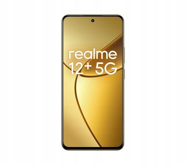 ﻿Smartfon Realme 12+ 5G 8/256GB Dual SIM NFC Beżowy Z Ładowarką