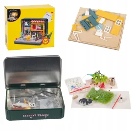 model-domek-do-skladania-sklejania-drewniany-kawiarnia-ze-swiatlem