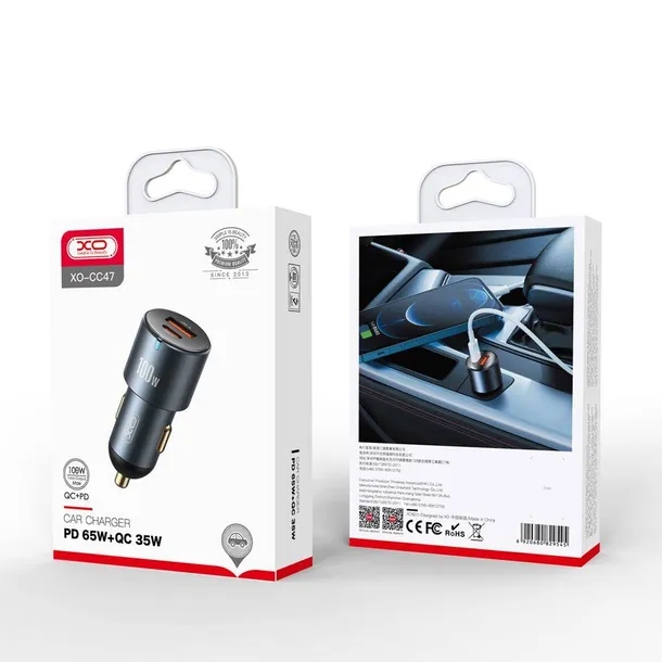 ladowarka-samochodowa-usb-typ-c-xo-3000-ma-zgodnosc-ze-standardem-quick-charge-3-0