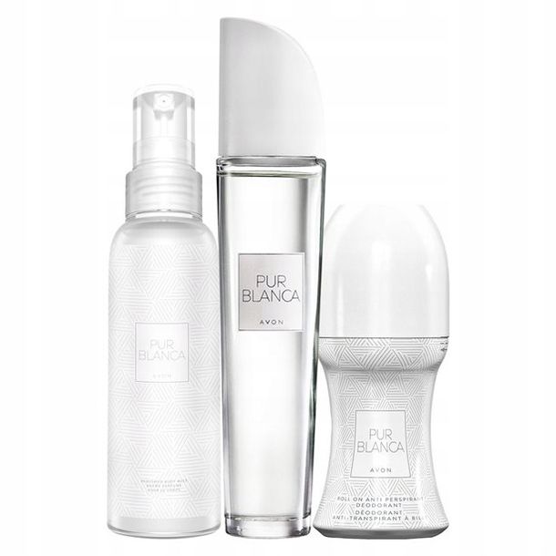 Zdjęcia - Perfuma damska Pur ﻿AVON Zestaw  Blanca 3w1 Perfumy + Mgiełka + Kulka 