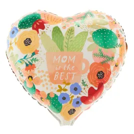 balon-foliowy-serce-kwiaty-mom-is-the-best-na-dzien-matki-mamy-45cm