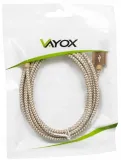 kabel-usb-usb-c-gold-2m-va0190-vayox-kod-producenta-va0190