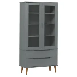 witryna-z-szufladami-molde-szara-90x35x175-cm-lita-sosna