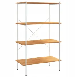4-poziomowy-regal-bialy-i-drewno-debowe-80x40x130-cm