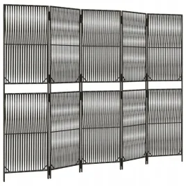 parawan-5-panelowy-szary-polirattan