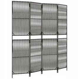 parawan-4-panelowy-szary-polirattan