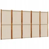 parawan-5-panelowy-taupe-350x180-cm