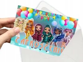 zaproszenie-rainbow-high-lalka-na-urodziny-dziecka-koperta-gratis