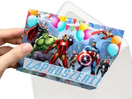 zaproszenie-avengers-ironman-hulk-thor-na-urodziny-dziecka-koperta-gratis