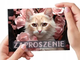 zaproszenie-kot-kotek-roze-na-urodziny-dziecka-koperta-gratis