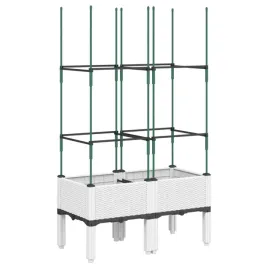 donica-ogrodowa-z-kratka-biala-80x40x1425-cm-pp
