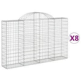 kosze-gabionowe-8-szt-200x30x120-140-cm-galwanizowane-zelazo