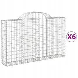 kosze-gabionowe-6-szt-200x30x120-140-cm-galwanizowane-zelazo