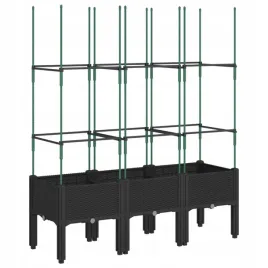 donica-ogrodowa-z-kratka-czarna-120x40x1425-cm-pp