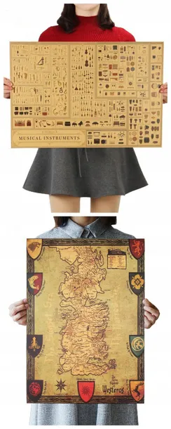 plakat-retro-mapa-westeros