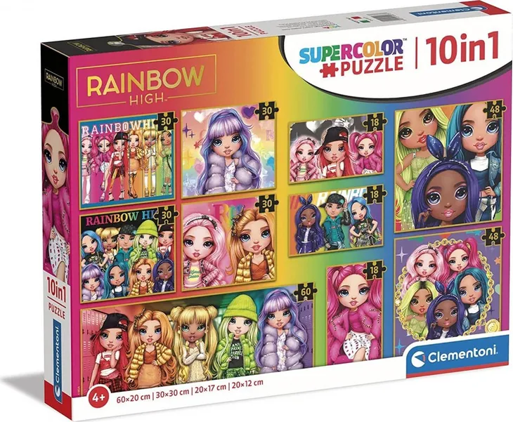 rainbow-high-puzzle-10w1-clementoni-20273-certyfikaty-opinie-atesty-ce