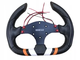 kierownica-plaska-sportowa-stylizacja-czarna-skaj-tuning-wyscigowa