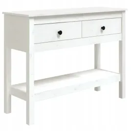 stolik-konsolowy-bialy-100x35x75-cm-lite-drewno-sosnowe