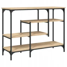 stolik-konsolowy-z-polkami-dab-sonoma-100x35x75-cm
