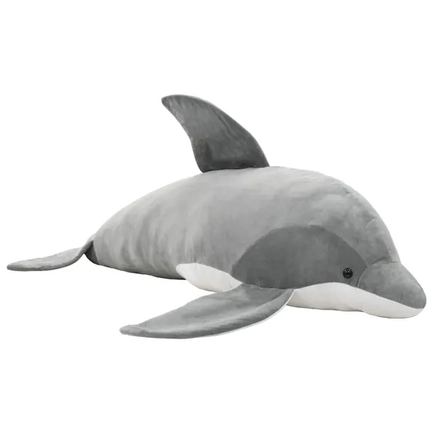 pluszowy-delfin-przytulanka-szary-stan-nowy