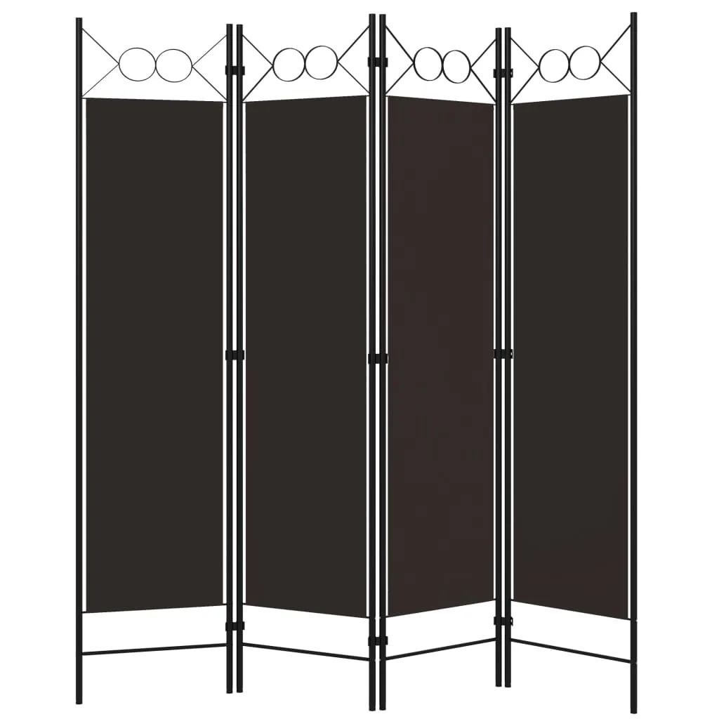 parawan-4-panelowy-brazowy-160-x-180-cm
