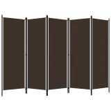 parawan-5-panelowy-brazowy-250-x-180-cm-stan-nowy