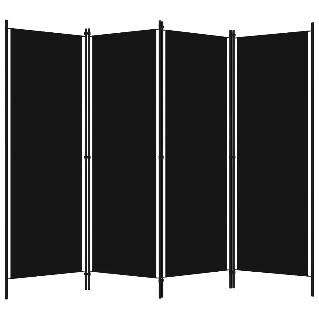 parawan-4-panelowy-czarny-200-x-180-cm