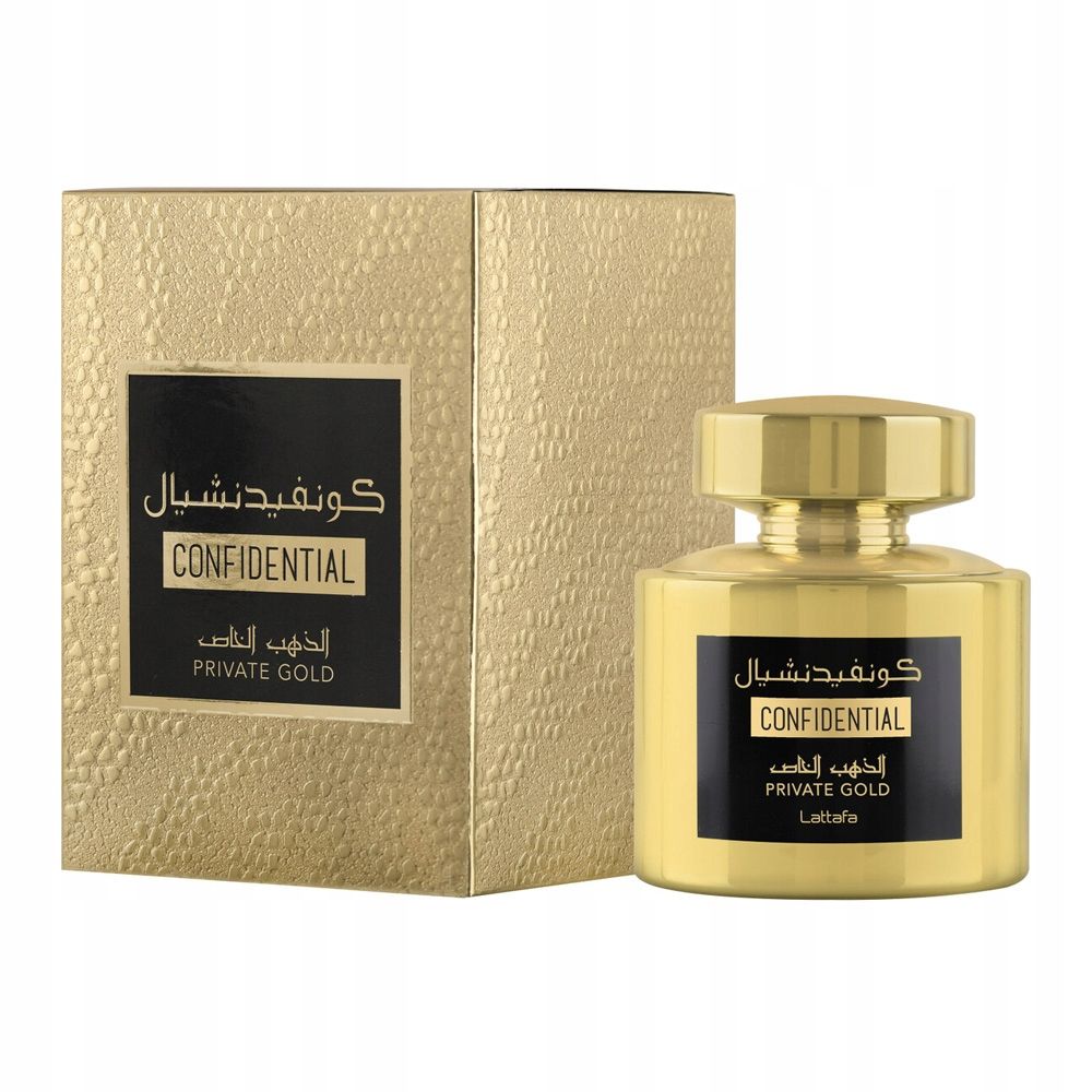 lattafa confidential private gold woda perfumowana 100 ml    