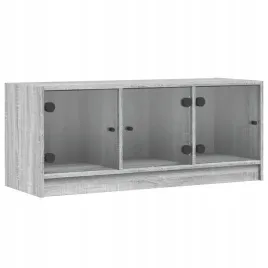 szafka-tv-ze-szklanymi-drzwiami-szary-dab-sonoma-102x37x42-cm