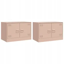 szafki-pod-telewizor-2-szt-rozowe-67x39x44-cm-stalowe