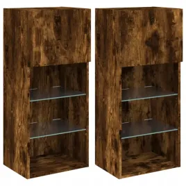 szafki-tv-z-led-2-szt-przydymiony-dab-405x30x90-cm