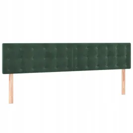 zaglowki-do-lozka-2-szt-ciemnozielony-80x5x78-88cm-aksamit