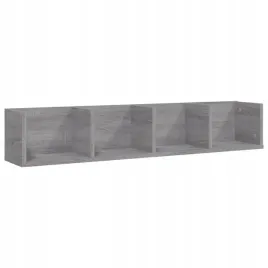 polka-scienna-na-plyty-cd-szary-dab-sonoma-100x18x18-cm