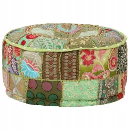 okragly-puf-patchworkowy-recznie-robiony-40x20-cm-zielony