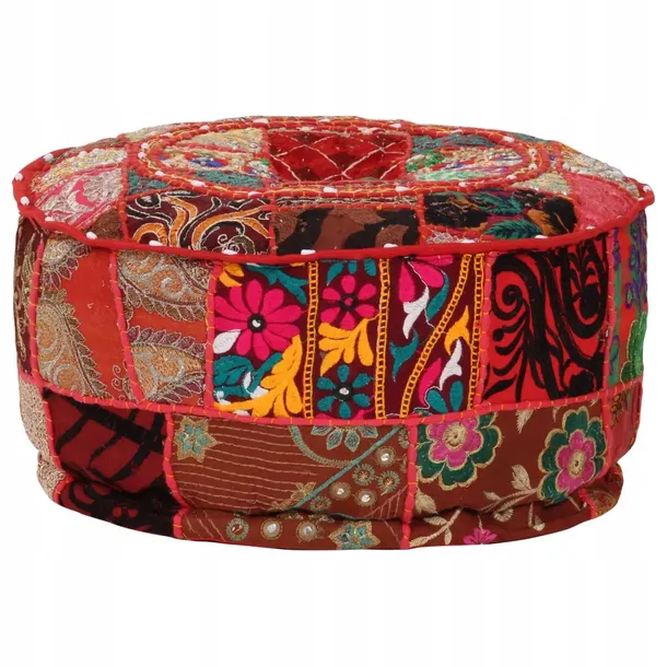 okragly-puf-patchworkowy-recznie-robiony-40x2-typ-tapicerowana
