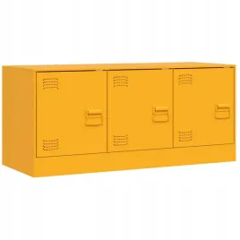 szafka-pod-telewizor-musztardowa-99x39x44-cm-stalowa