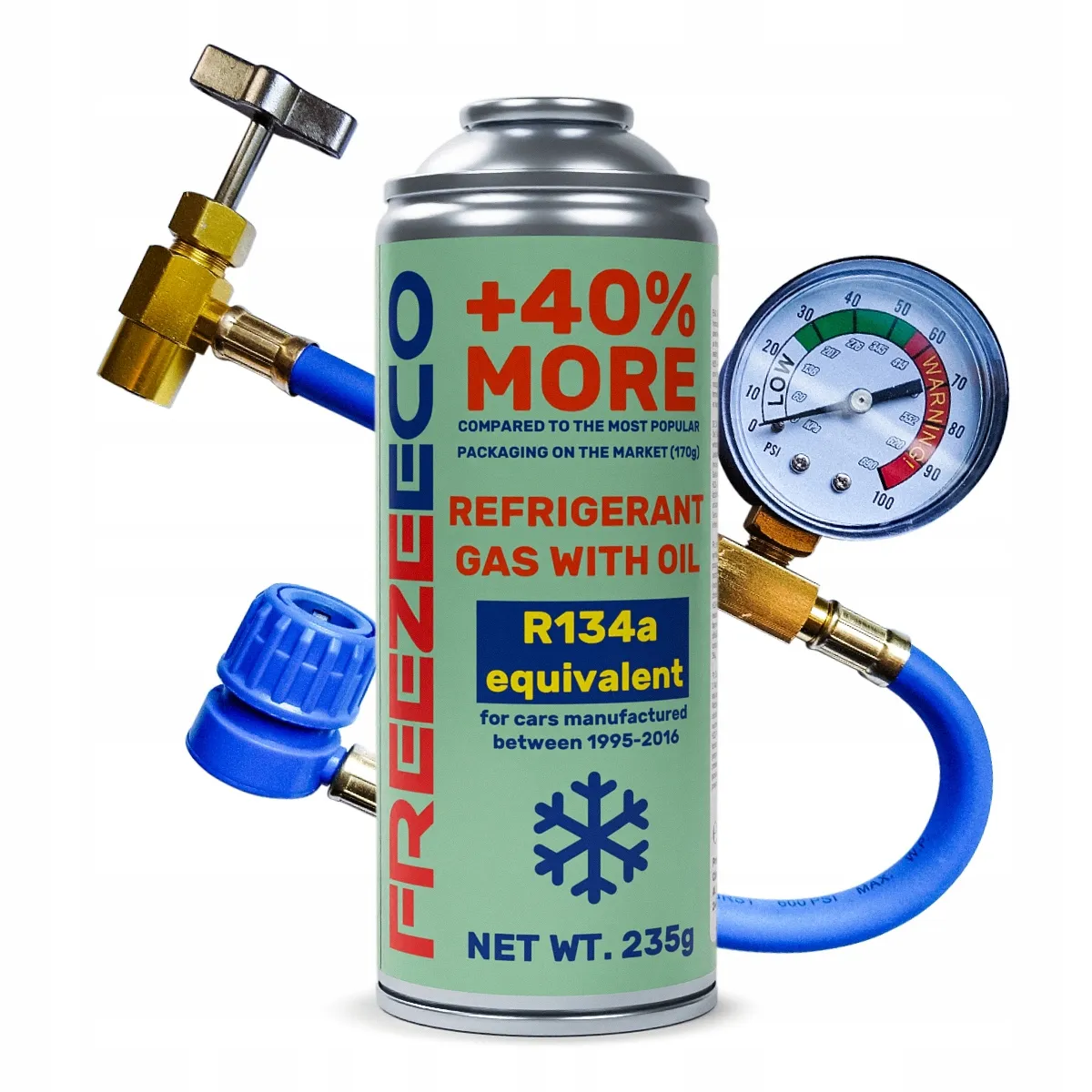 Rコンパネ Gaz R134a 12kg + R1234yf 5kg (czynnik, chłodziwo)