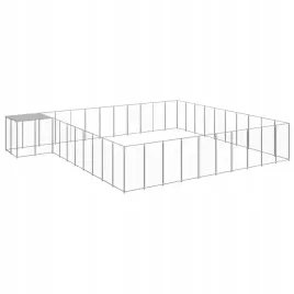 kojec-dla-psa-srebrny-3146-m-stalowy