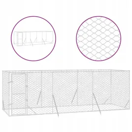 kojec-zewnetrzny-dla-psa-6x2x2-m-stal-galwanizowana